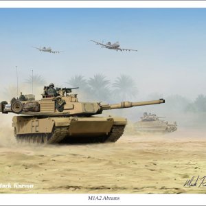 The M1A2 Abrams by Mark Karvon