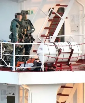 Irish army ranger arw seized the MV Matthew drug ship September 2023 2.jpg