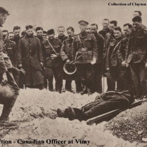 Canadian W.W.I. Burial