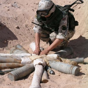 Polish Soldier in Iraq