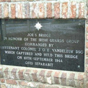 Joe's Bridge Plaque
