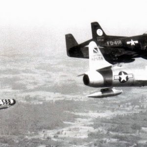 325th fighter group f94 & f82 1950