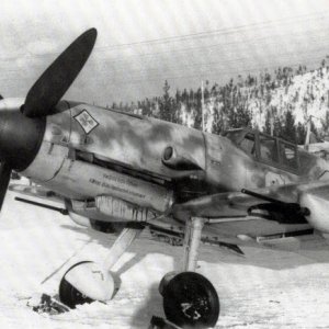 Messerschmitt Bf 109 In Winter