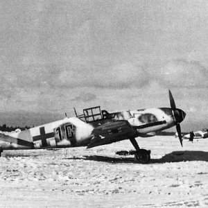 Messerschmitt Bf109 In The Snow