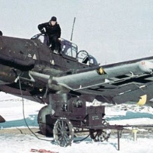 Ju87 Stuka In The Snow