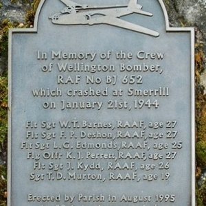 Middleton (RAAF) Memorial, Derbyshire