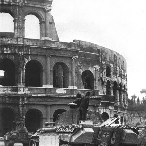 Panzer V (Panther) Tanks Of  I.Abteilung-Panzer Regiment 4 At The Colosseum