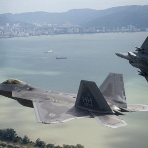 F-22 and F-15