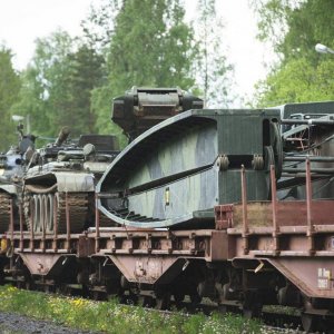 Finnish Army Military train