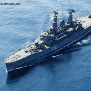 Indian Navy - frigate INS Udaygiri
