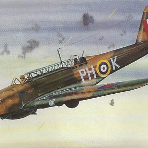 Fairey Battle aircraft art