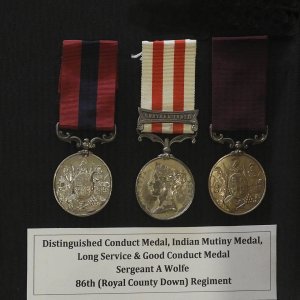 Sergeant Allyne Wolfe Medals