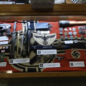 German weapons, and badges etc.