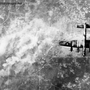 Lancaster over Normandy