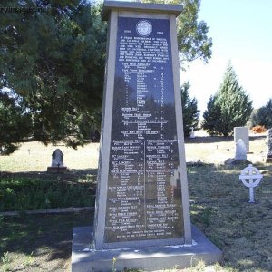1899-1902 Boer War Memorial Jacobsdal Cemetery Free State