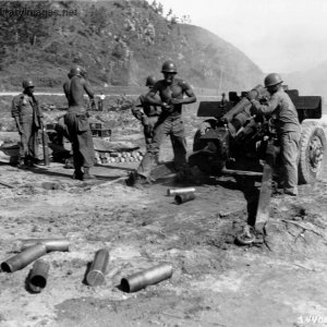 American troops blasting Yongdok