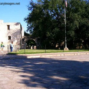 Area of the Alamo defended by Crockett and his men