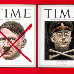Time Covers Hitler Himmeler 1945