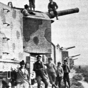 French Armoured train WW1