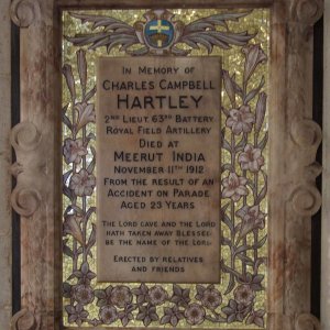 HARTLEY Charles campbell