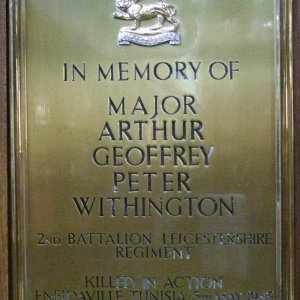 WITHINGTON Arthur Geoffrey Peter
