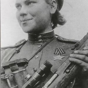 Female Russian Sniper WW2