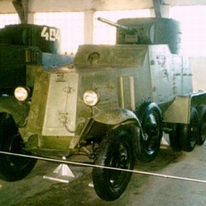 Russian BA-3 Armoured Car
