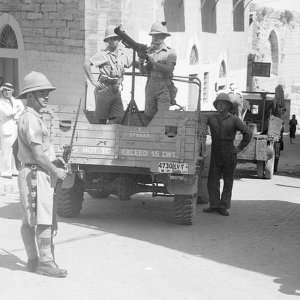 British troops in Palestine