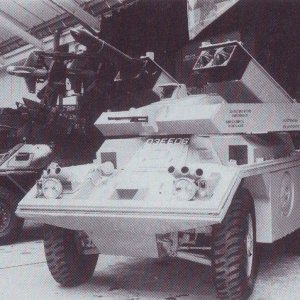 1965 Ferret Mk 5 Scout Car & Swingfire Missiles