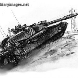 Challenger 2, Operation 'Telic', by Oliver Cook