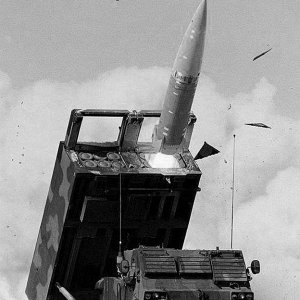MLRS firing an ATACMS Block 1 missile
