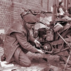 RCEME repairs BSA motorcycle