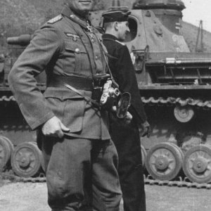Erwin Rommel and camera