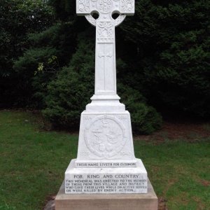 Hartshill Cemetery Commemoration Memorial, Staffordshire.