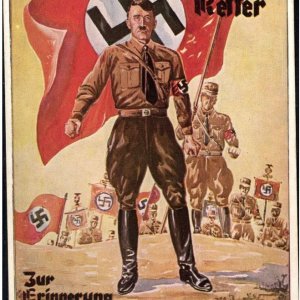Hitlers Birthday propaganda poster
