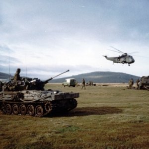 Scimitar CVRT Falklands War 1982