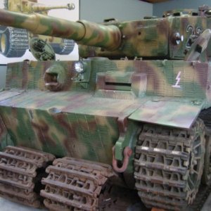 Tiger Tank with Different Track Sizes