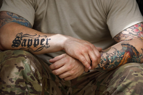 Army Sapper Tattoo