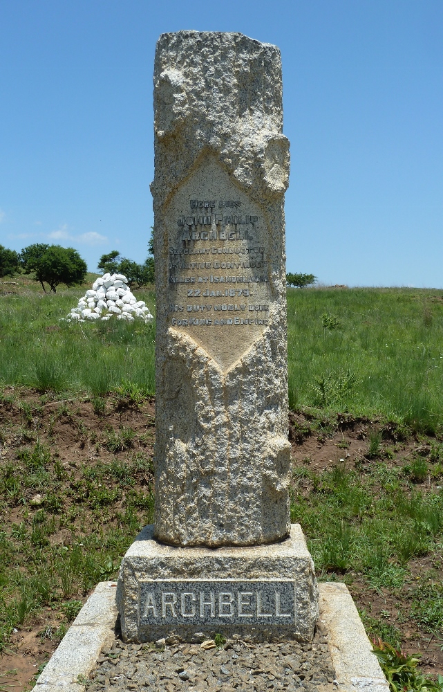 Grave of J P Archbell Isandhlwana January 1879