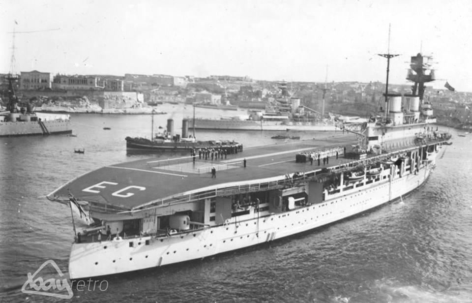 HMS Royal Oak, Malta 1930s