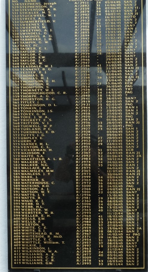 Plaque at Kundasang War Memorial, Borneo