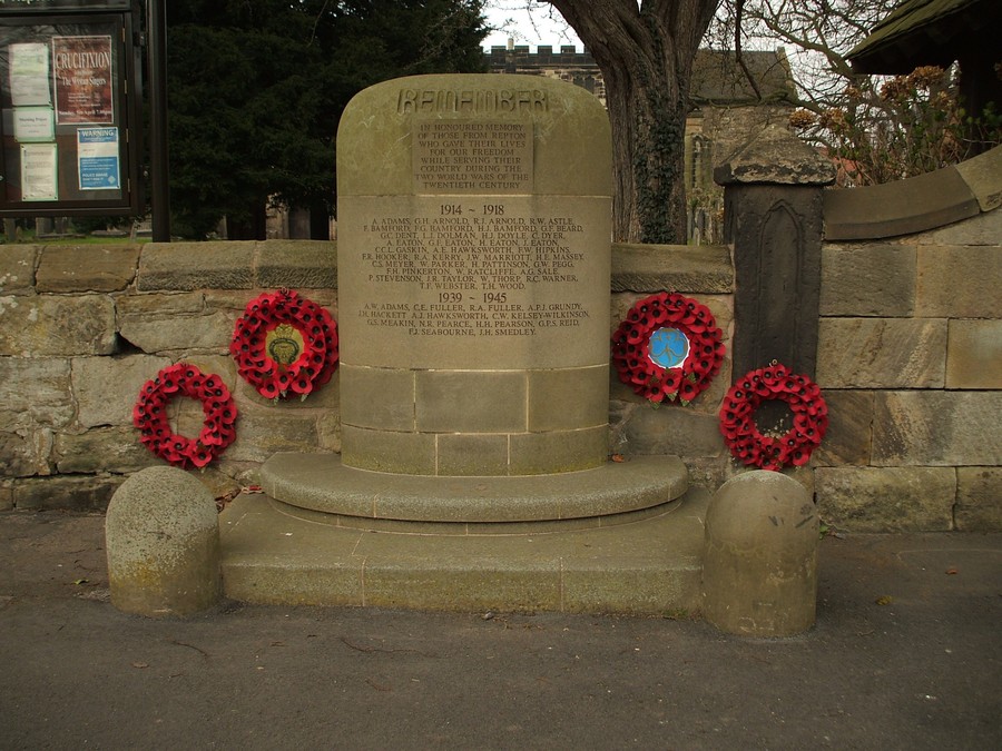 Repton War Memorial Derbyshire