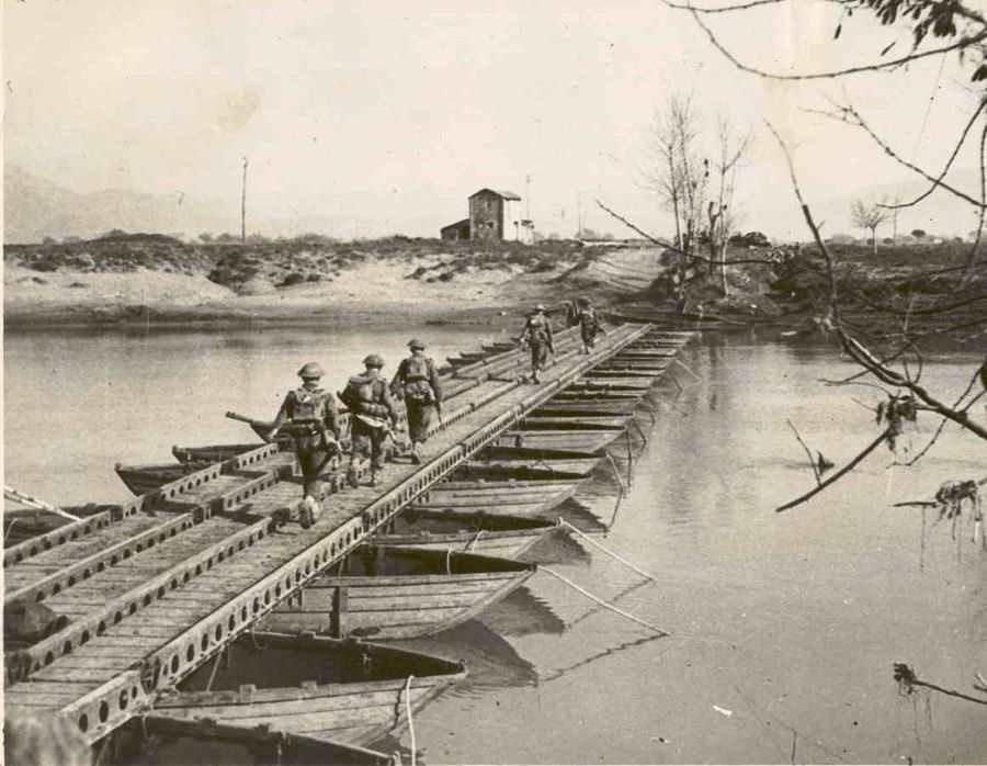 River crossing at the Garigliano
