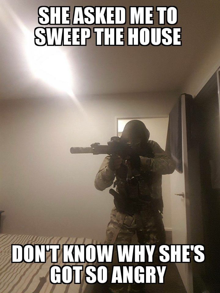 She Asked Me To Sweep The House?