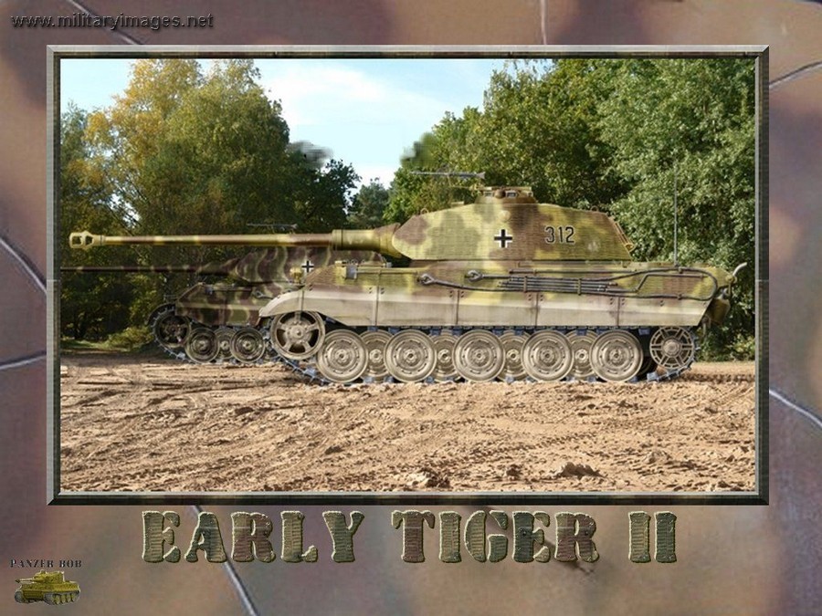 Tiger II Ausf B early production turret