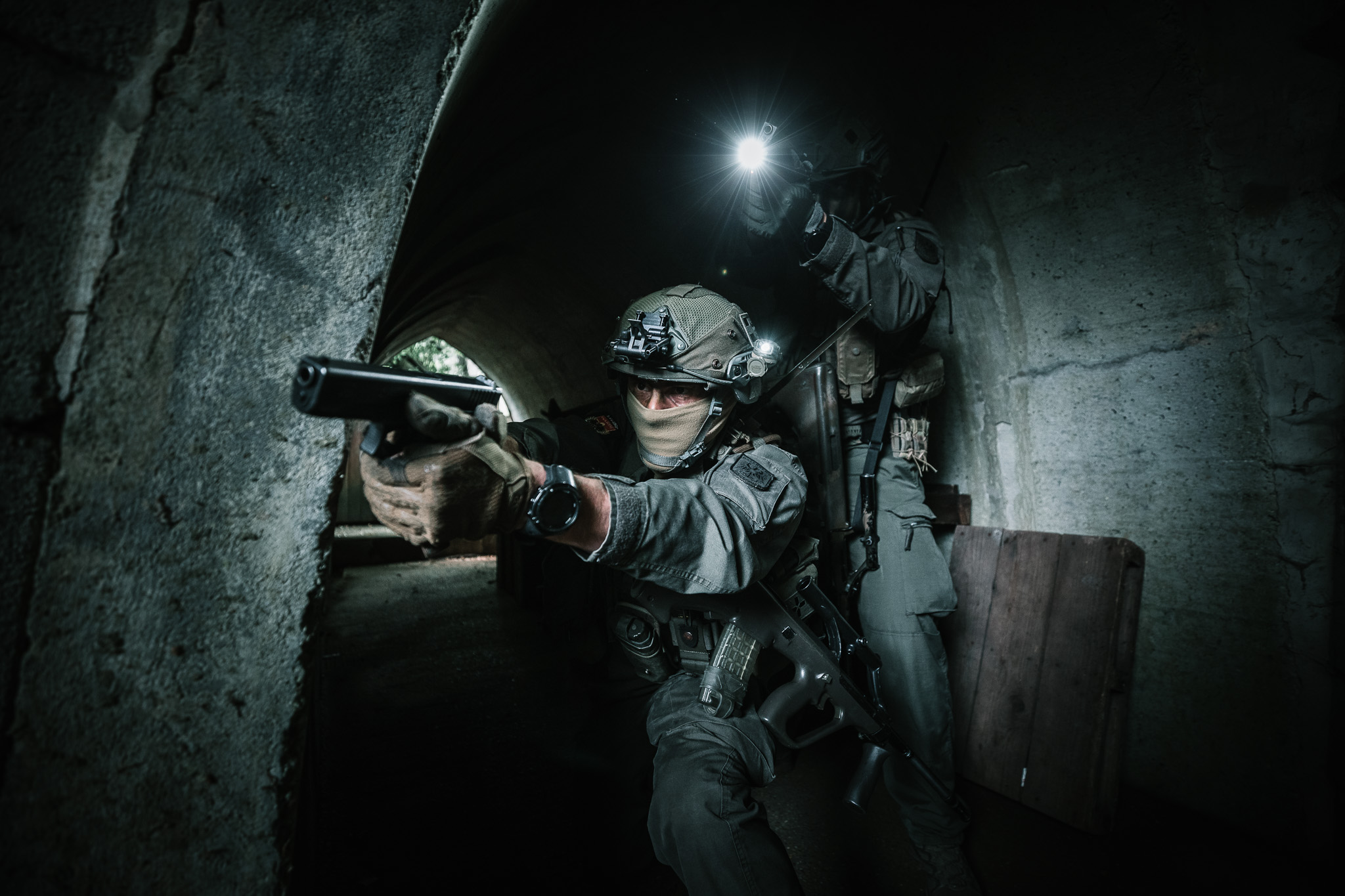 1. Gardekompanie tunnel warfare 5.jpg