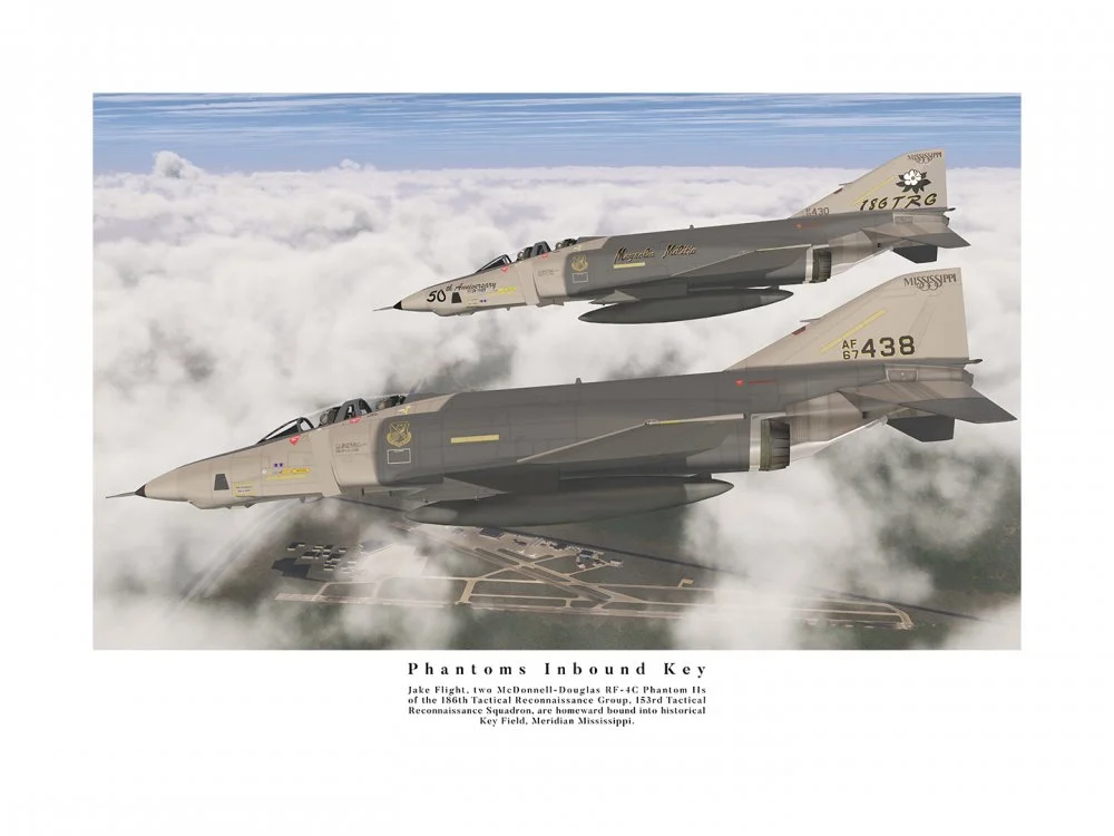 McDonnell Douglas RF-4C Phantoms 153rd TRS