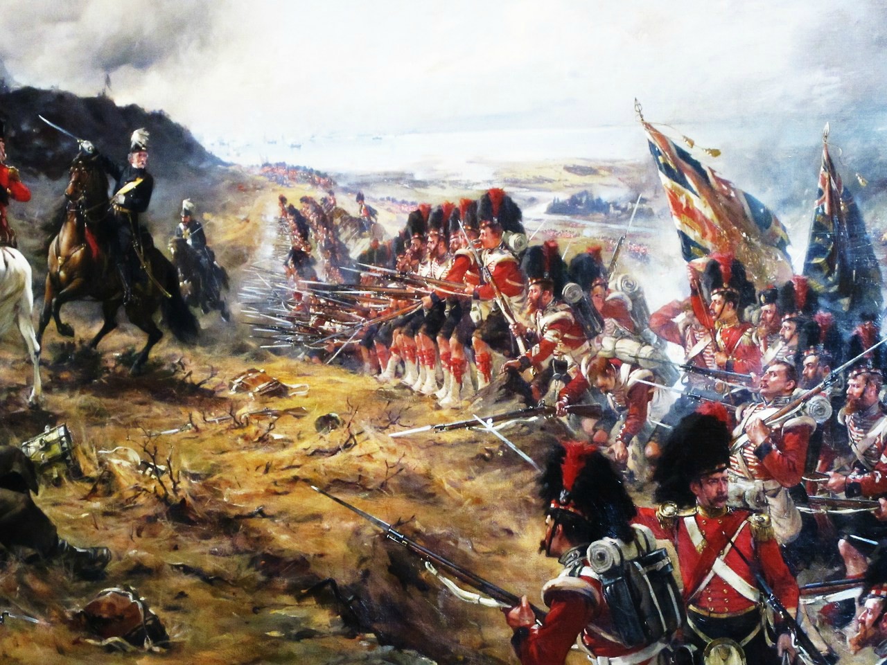 Advance of the 42nd Highlanders by Robert Gibbs.jpg