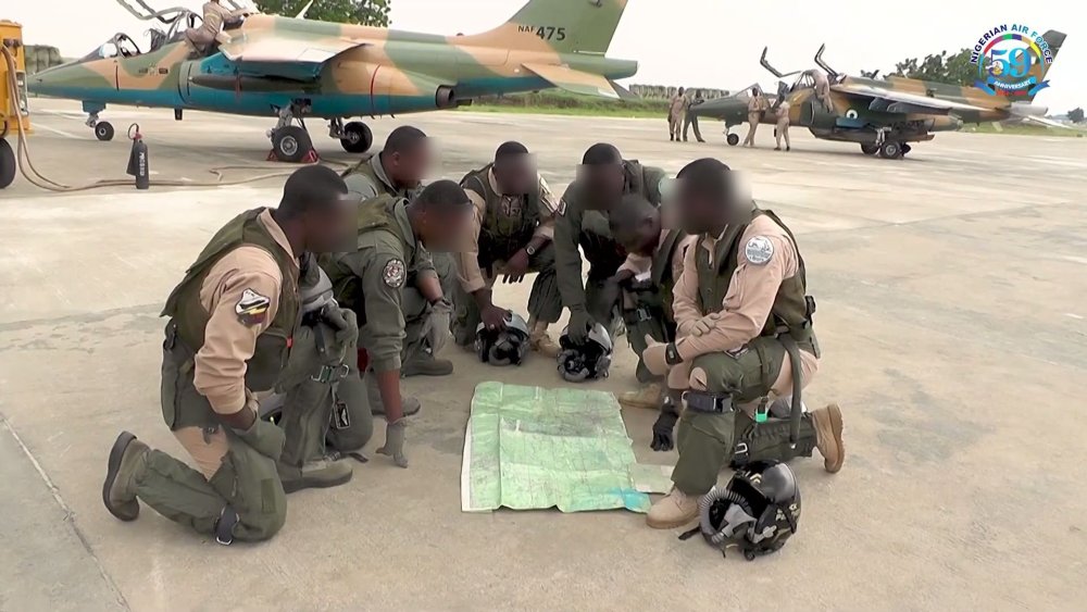 Nigerian Alphajet (475 & another) of 103 Strike Group on ground (2024) (1).jpg