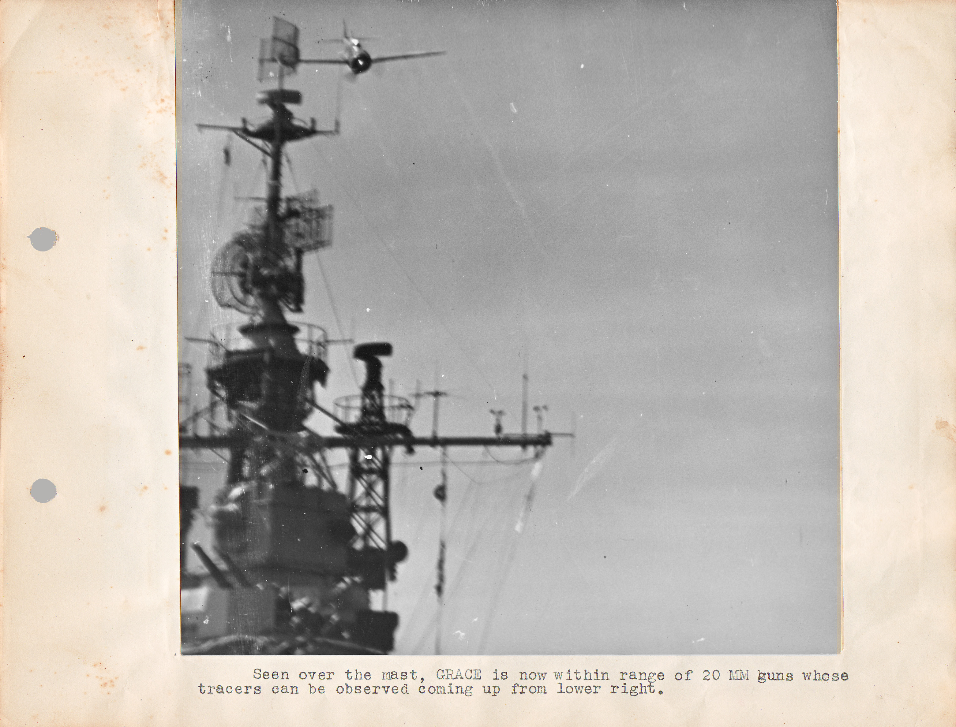 Photograph of kamikaze attack against Essex off the Philippines.-1 1944-45.jpg